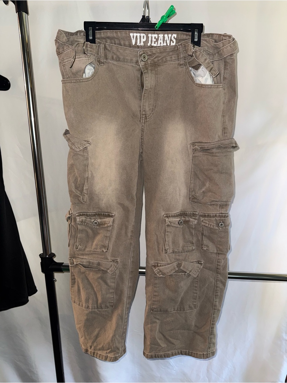 VIP Tan Men's Cargo Pants with Multiple Pockets